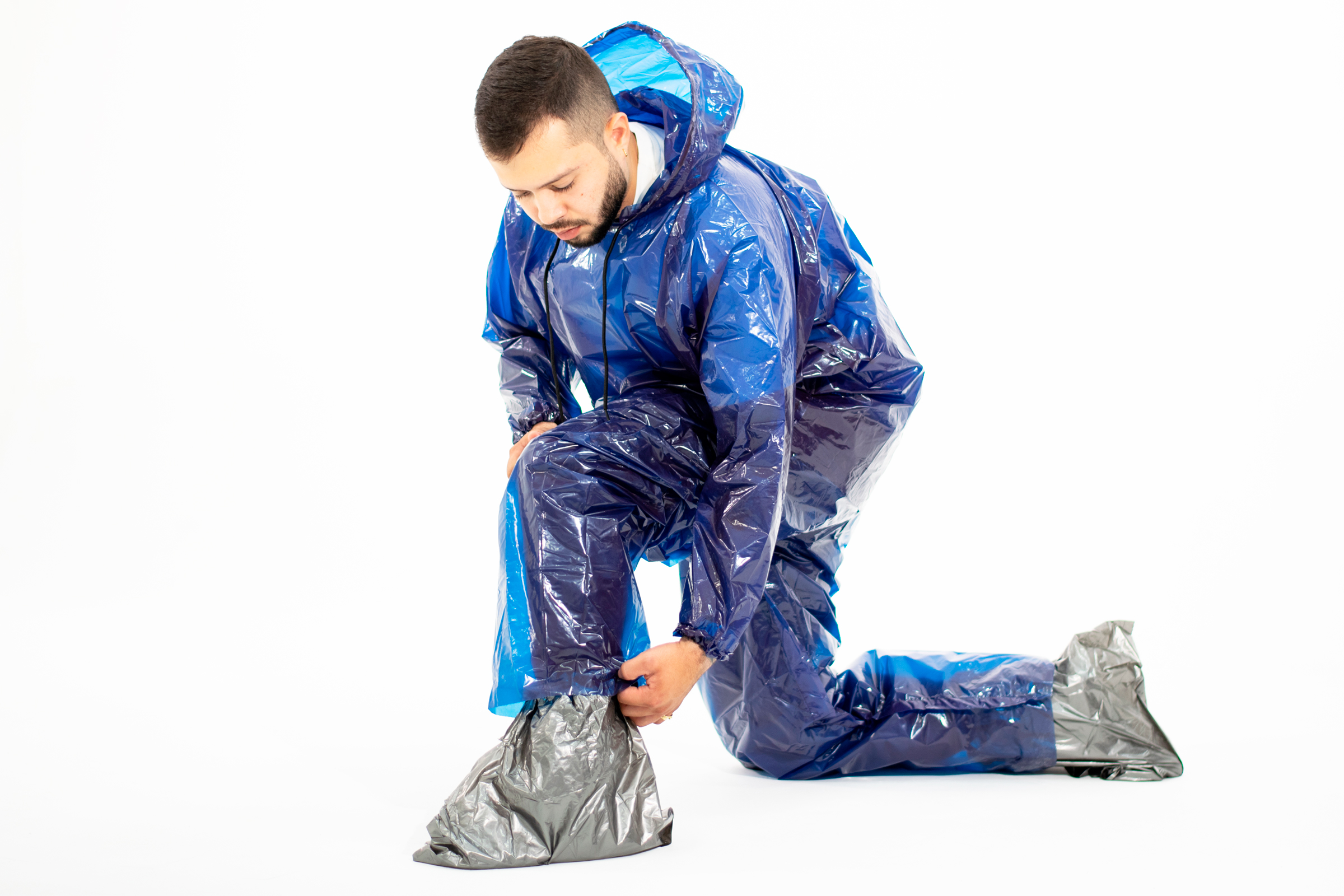 Impermeable de Bolsa Biodegradable Para motos