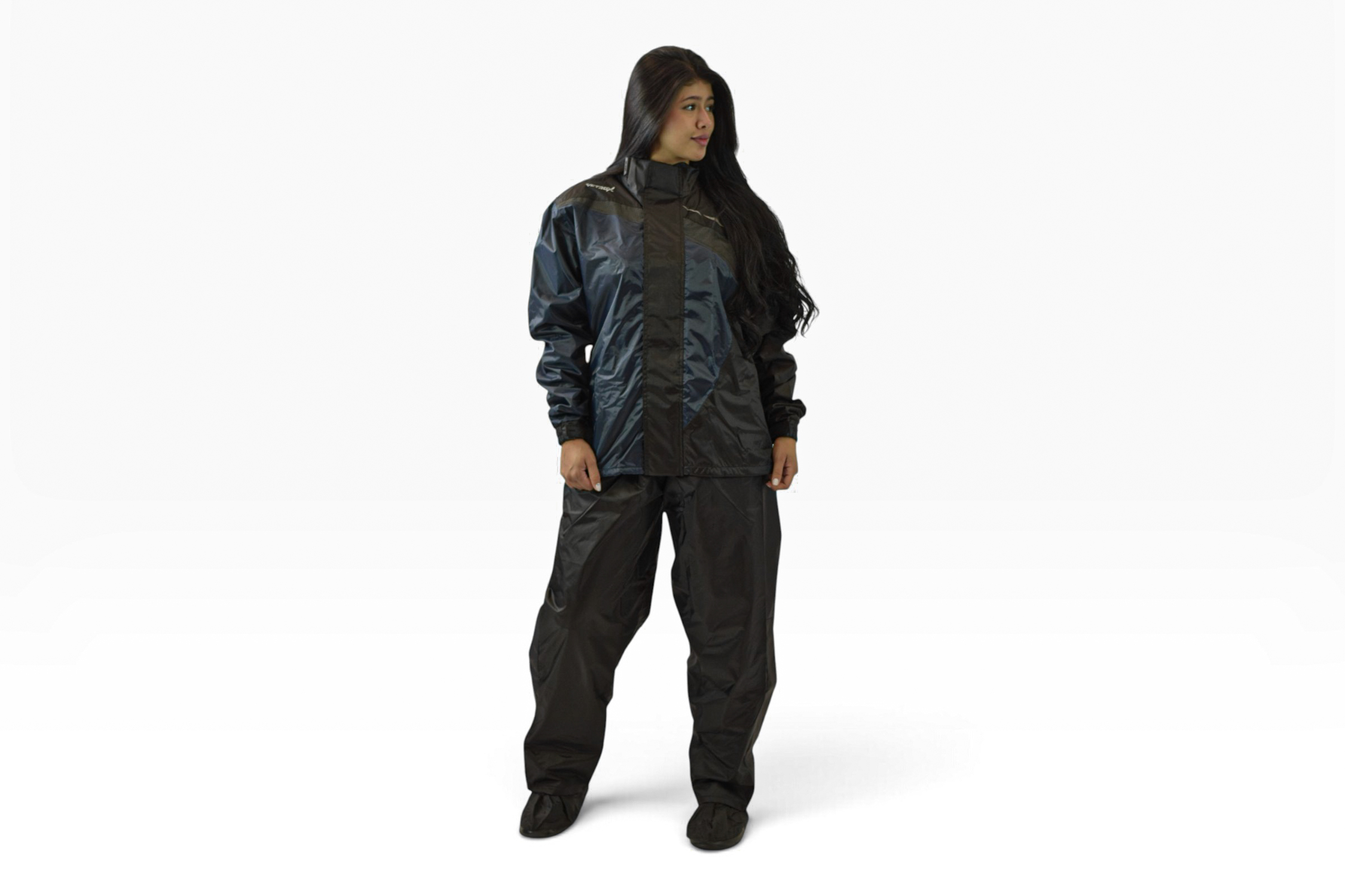 Impermeable Mujer Premium Gris para Motos