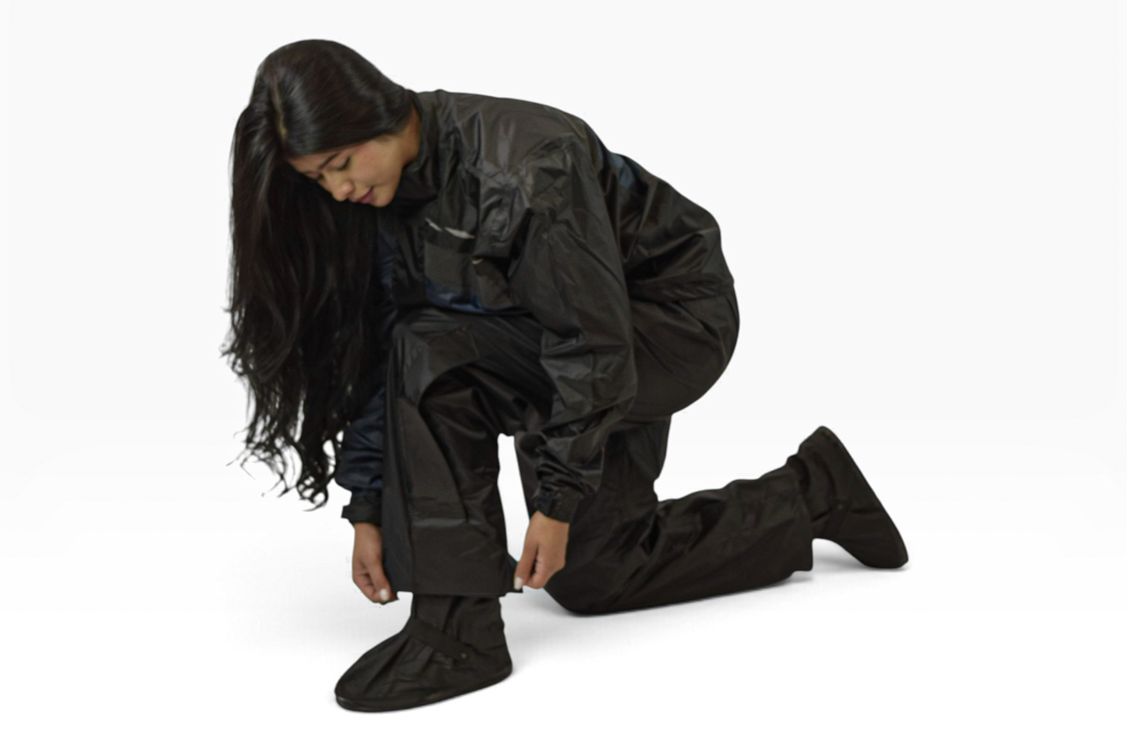 Impermeable Mujer Premium Gris para Motos