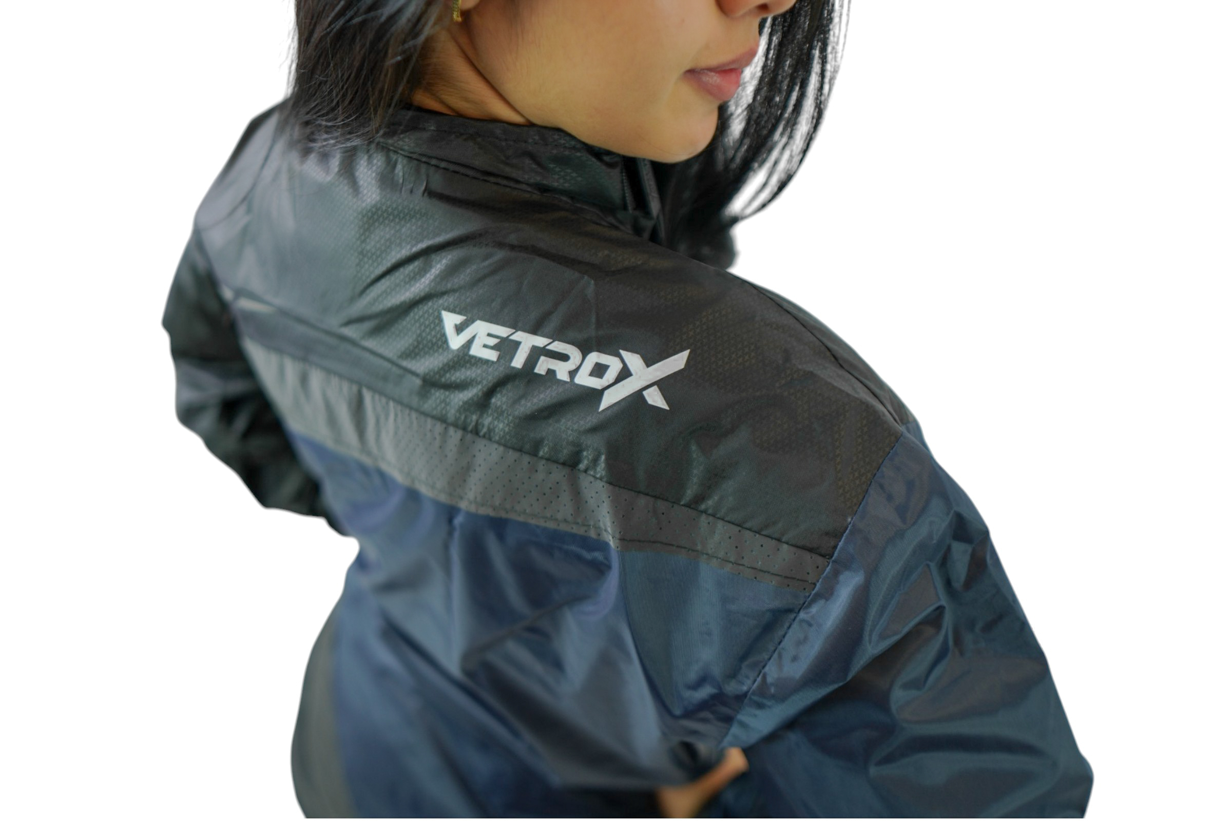 Impermeable Mujer Premium Gris para Motos