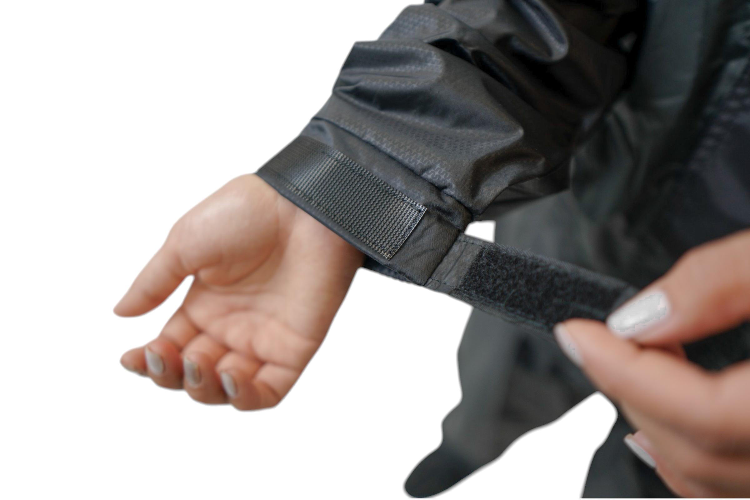 Impermeable Mujer Premium Negro para Motos