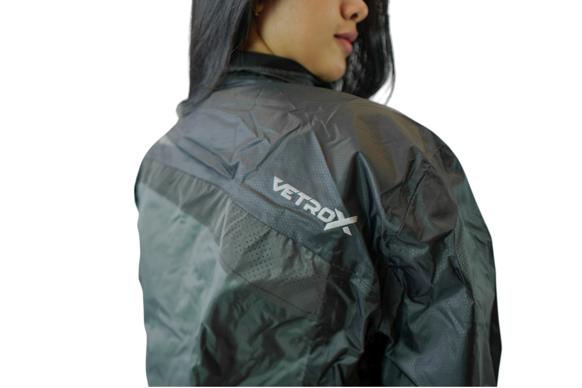 Impermeable Mujer Premium Negro para Motos