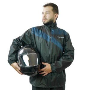 Impermeable Street Negro Azul 2026