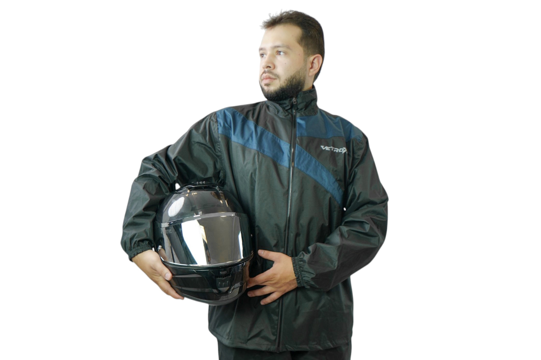 Impermeable Street Negro Azul 2026