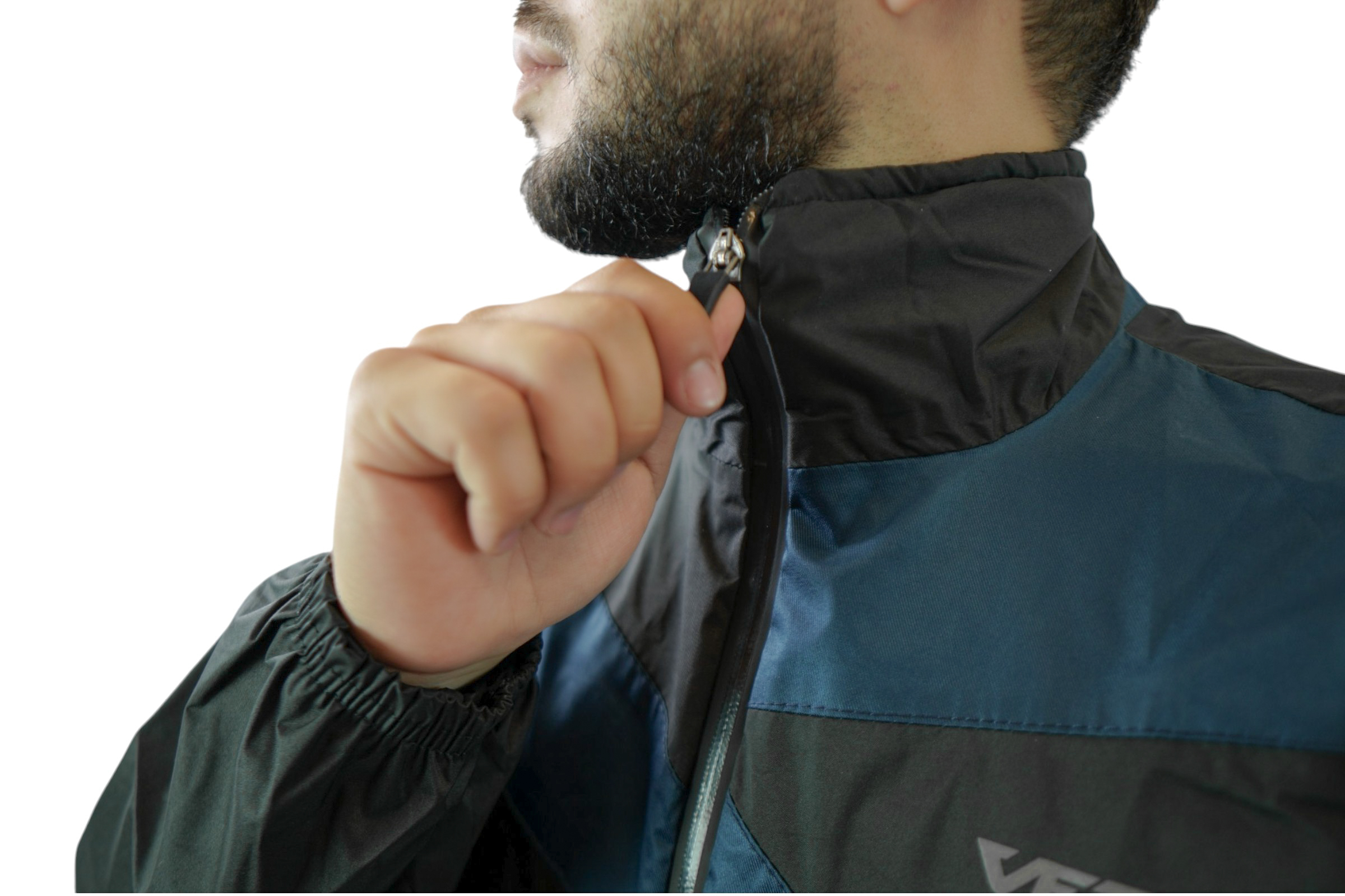 Impermeable Street Negro Azul 2026