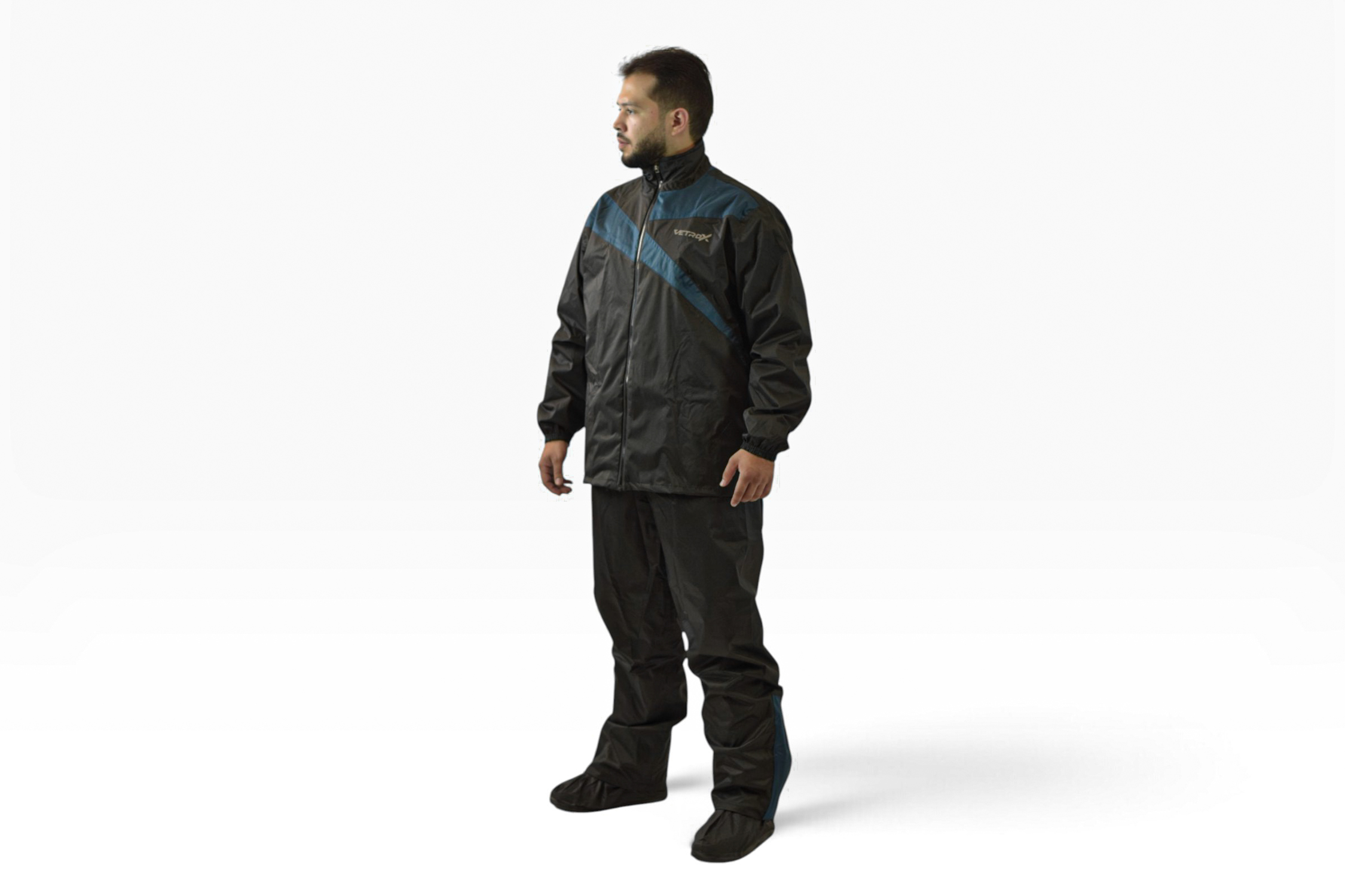 Impermeable Street Negro Azul 2026