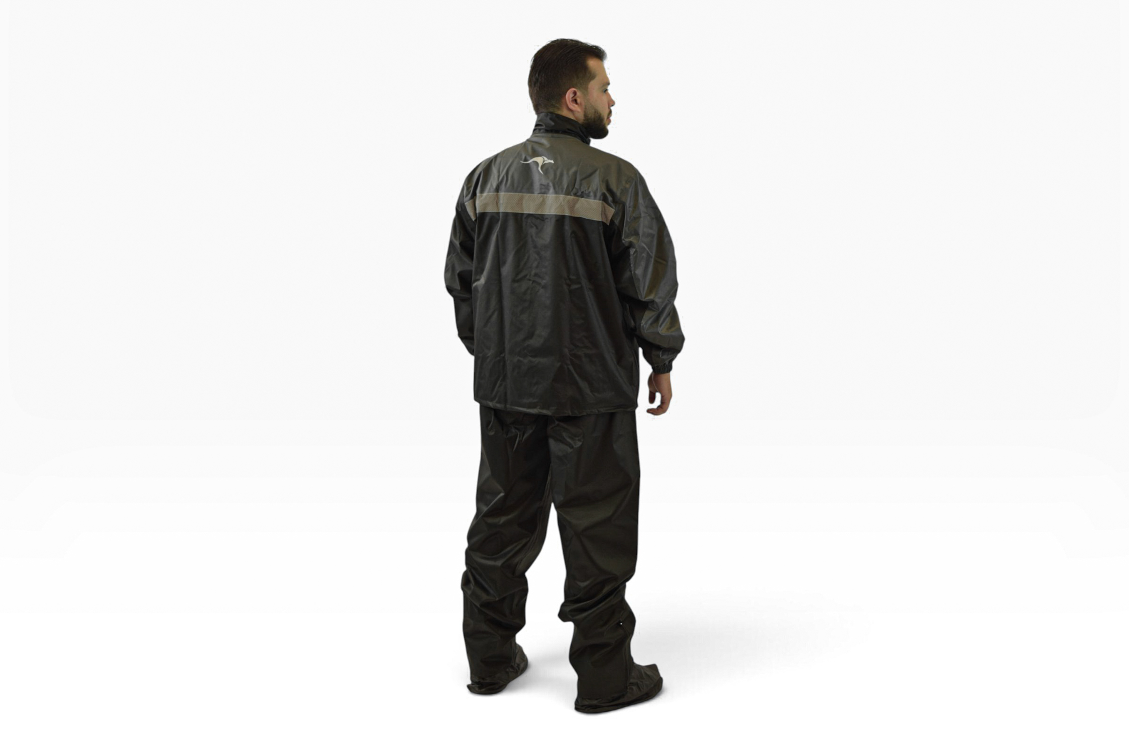 Impermeable DC Negro Gris para Motos Gepack