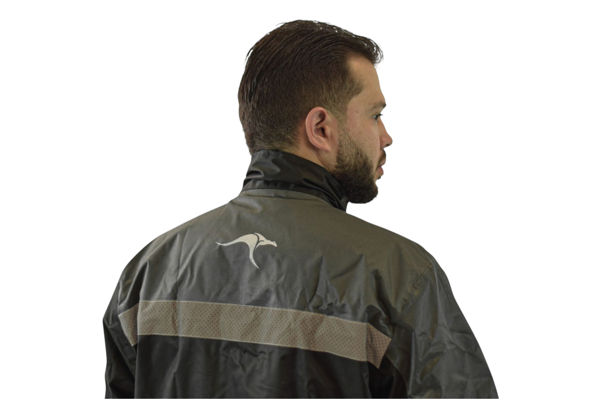 Impermeable DC Negro Gris para Motos Gepack