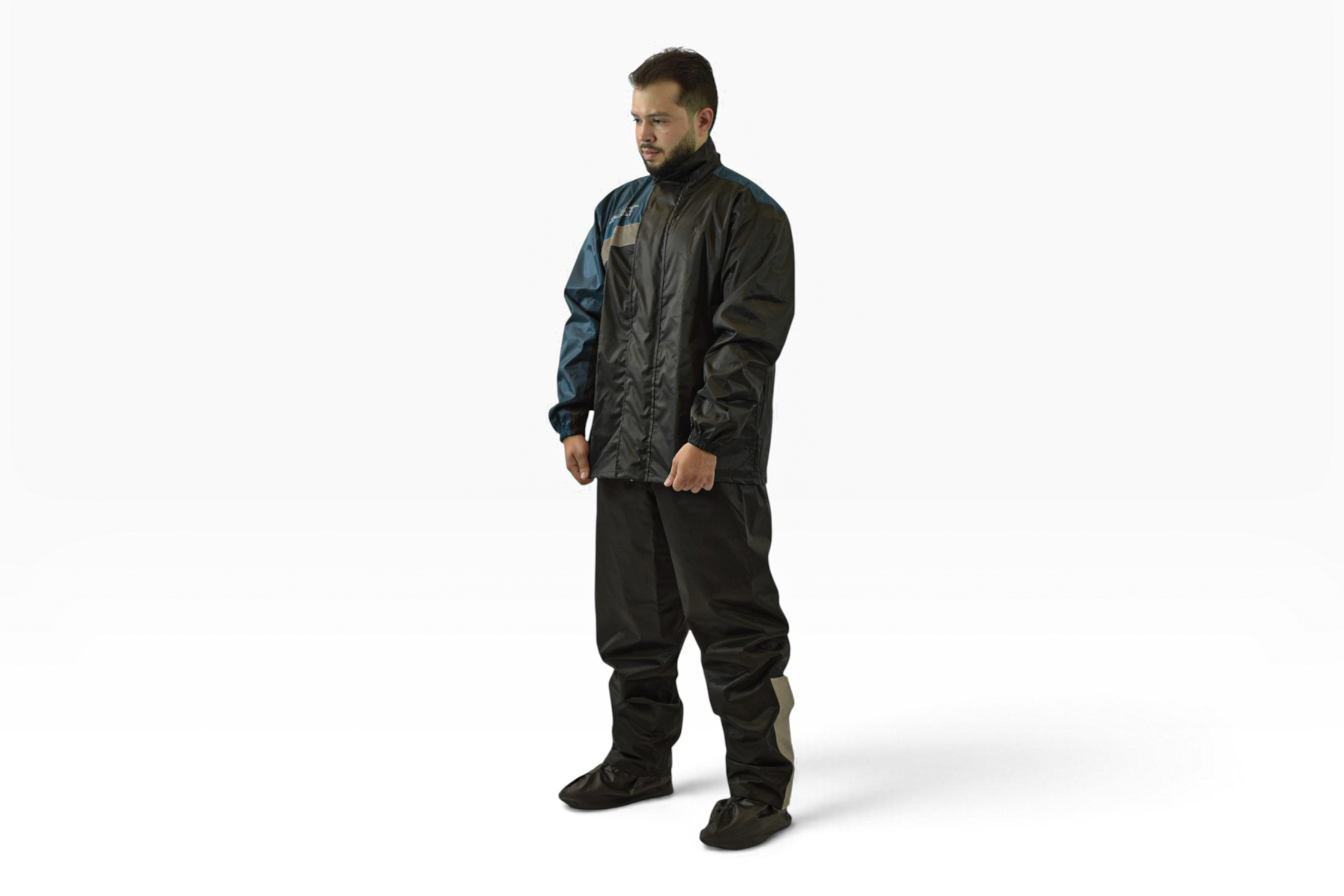 Impermeable DC Negro Azul para Motos Gepack