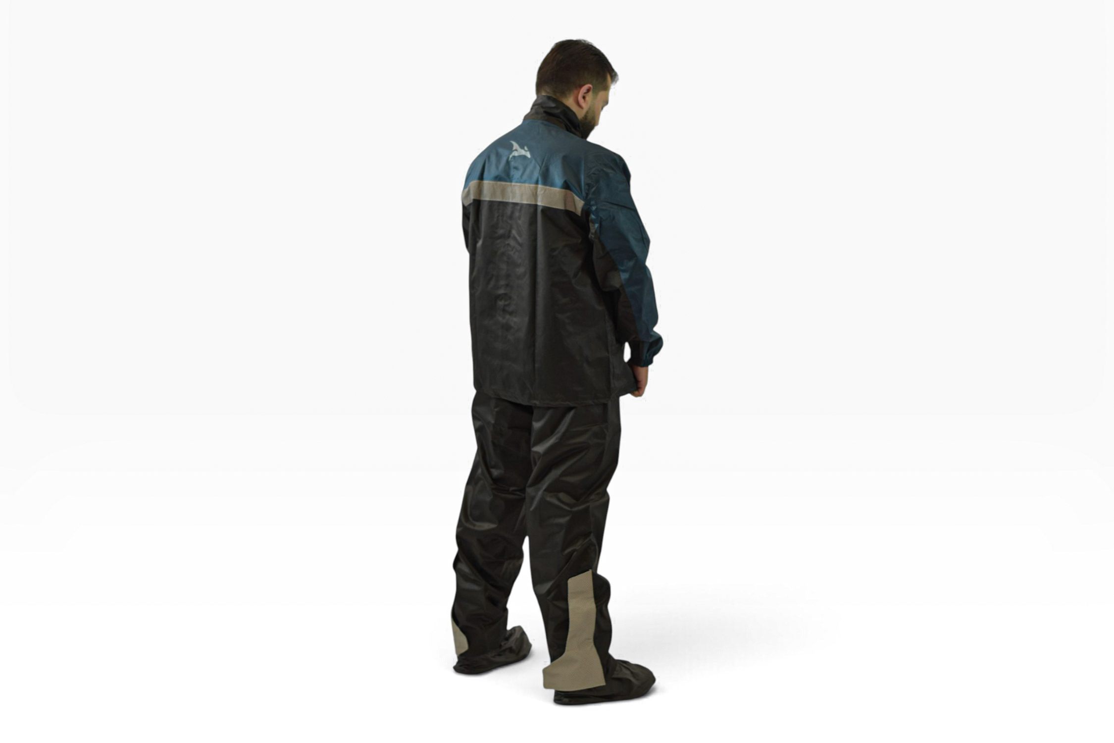 Impermeable DC Negro Azul para Motos Gepack