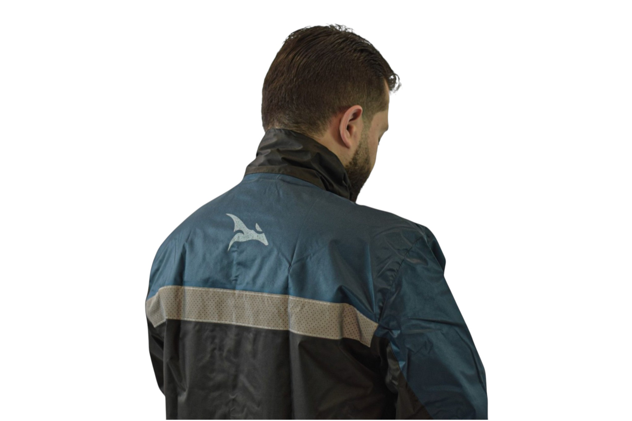 Impermeable DC Negro Azul para Motos Gepack