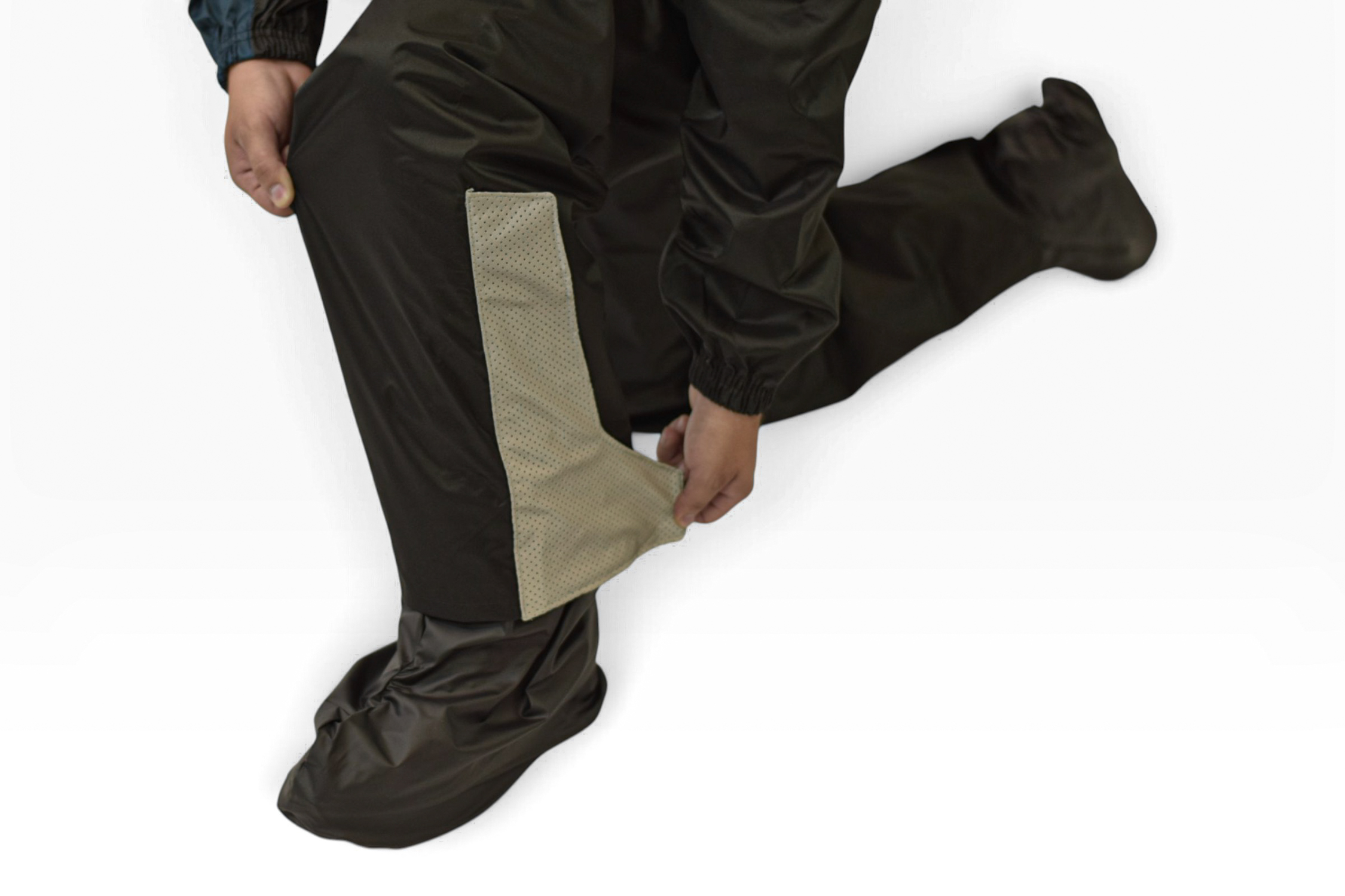 Impermeable DC Negro Azul para Motos Gepack