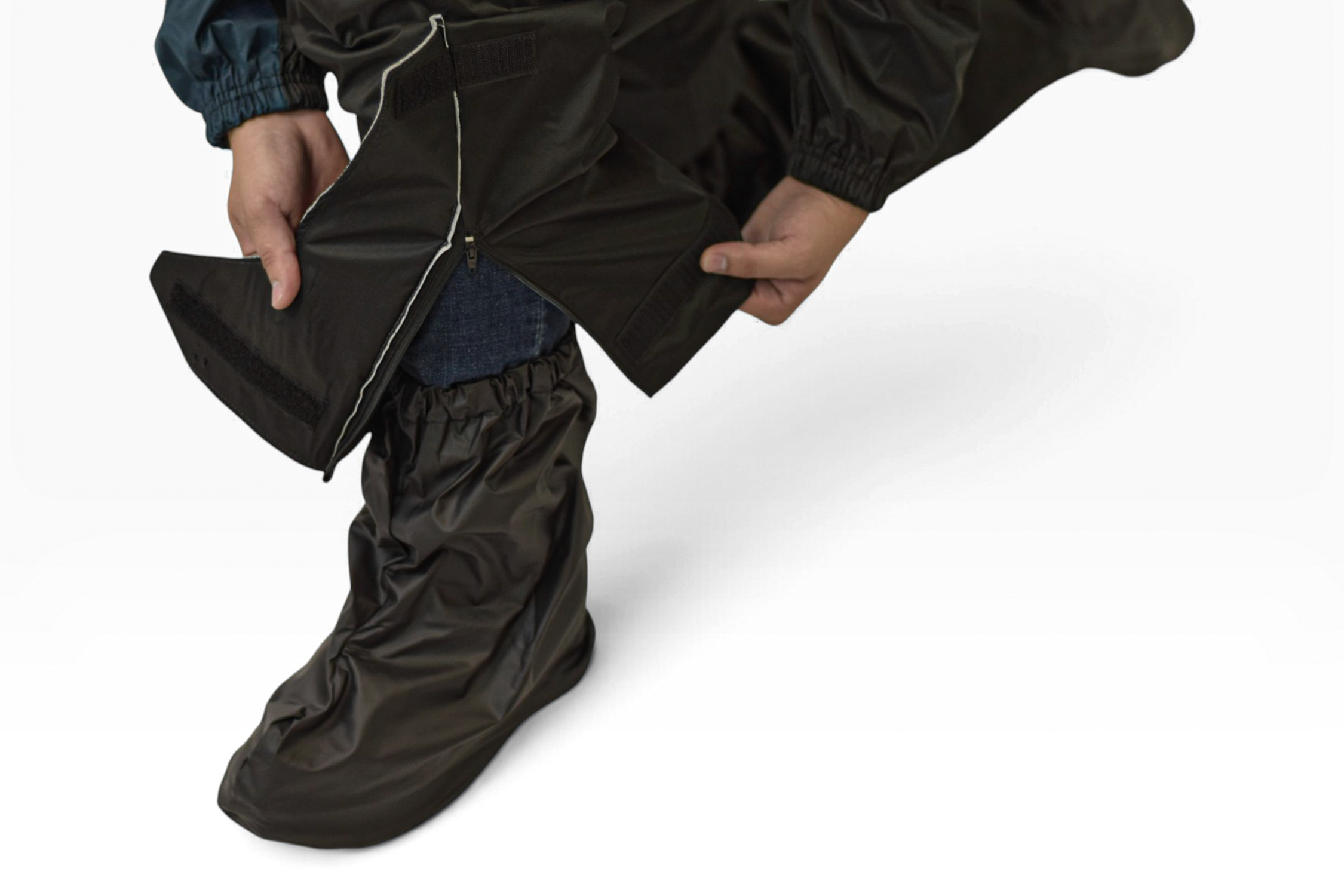 Impermeable DC Negro Azul para Motos Gepack