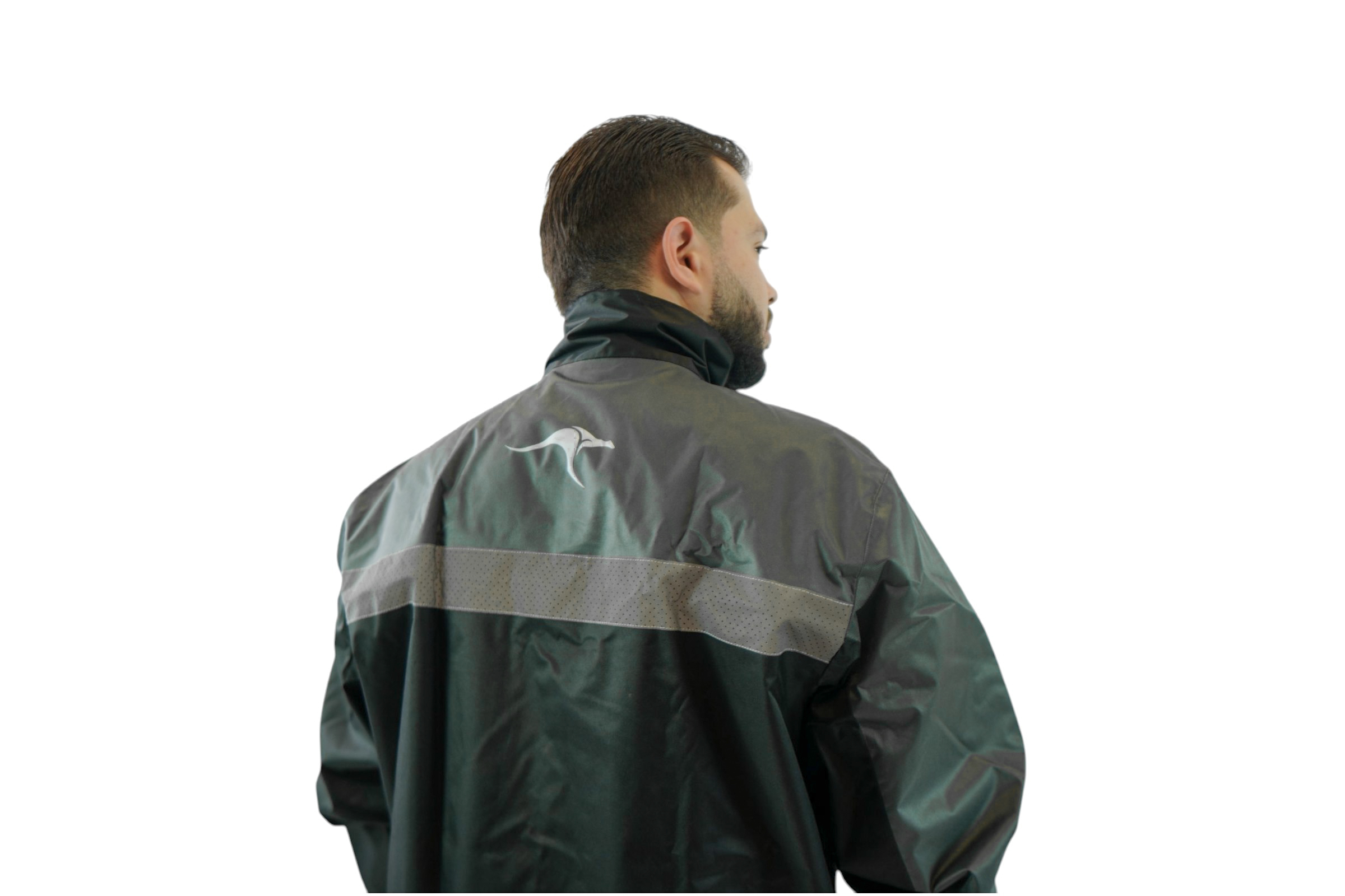Impermeable DC Negro Gris para Motos Gepack