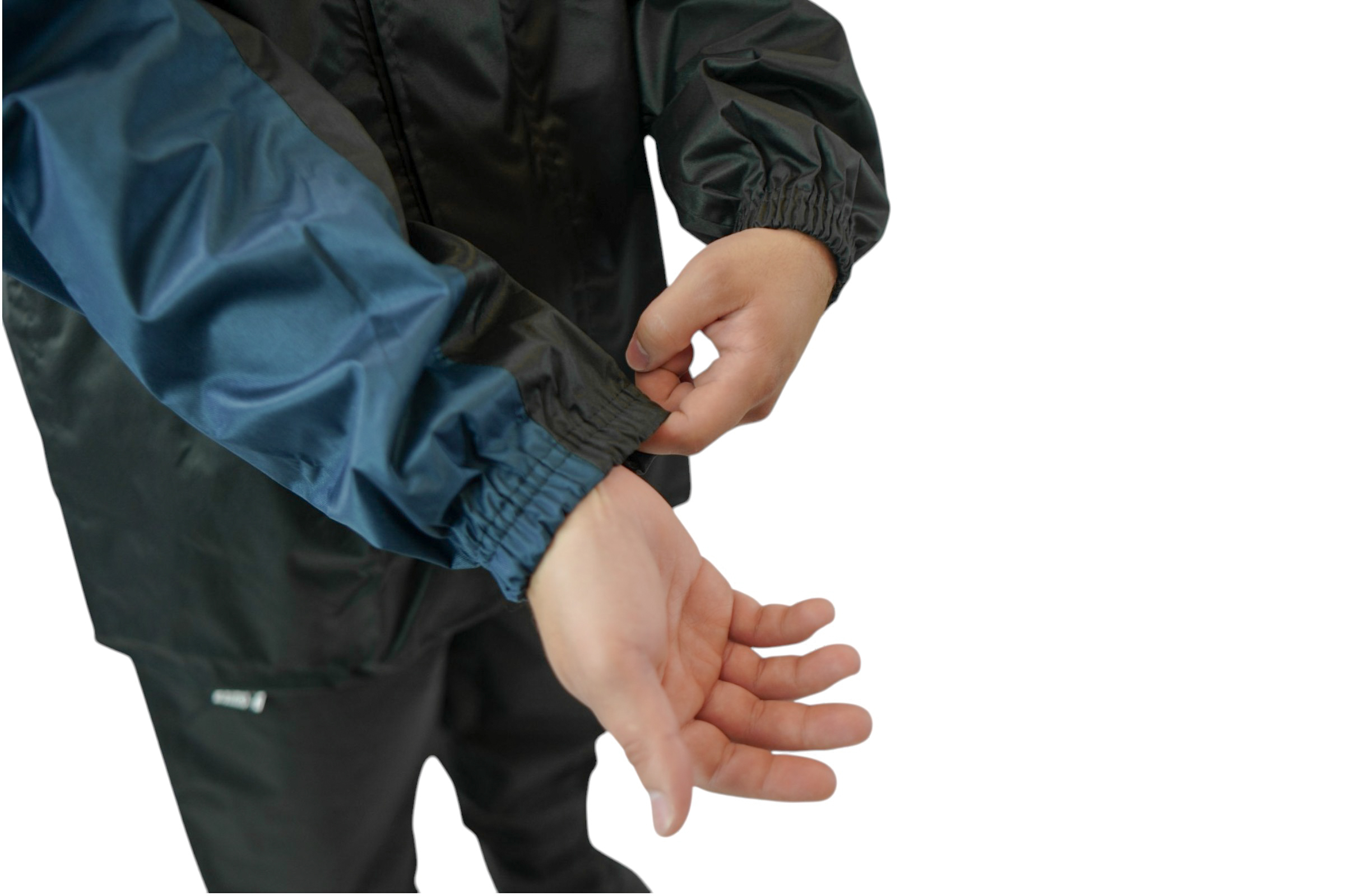 Impermeable DC Negro Azul para Motos Gepack
